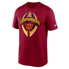 Washington Commanders Legend Icon Performance T-Shirt - Burgundy T-shirts