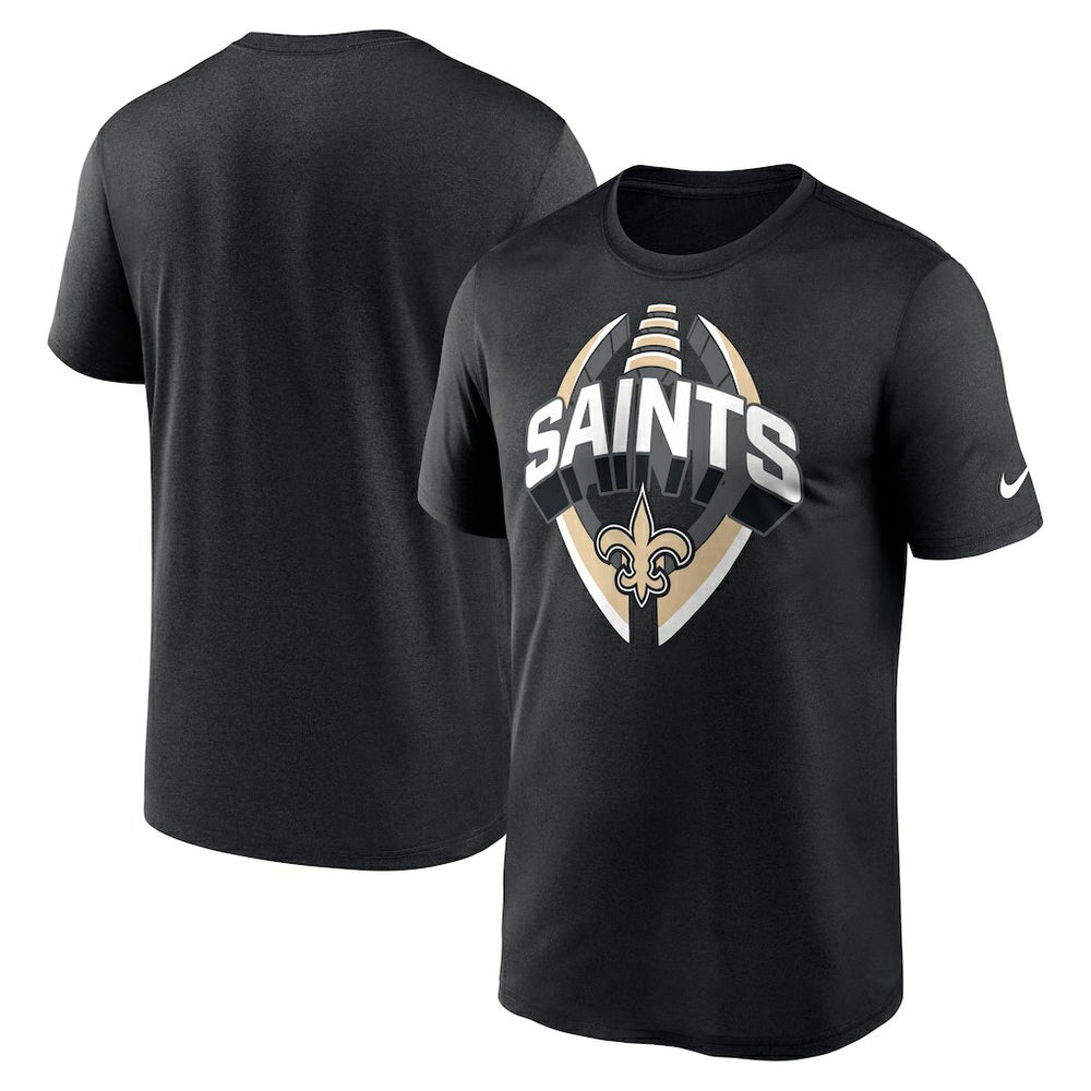 New Orleans Saints Legend Icon Performance T-Shirt - Black T-shirts