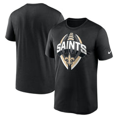 New Orleans Saints Legend Icon Performance T-Shirt - Black T-shirts