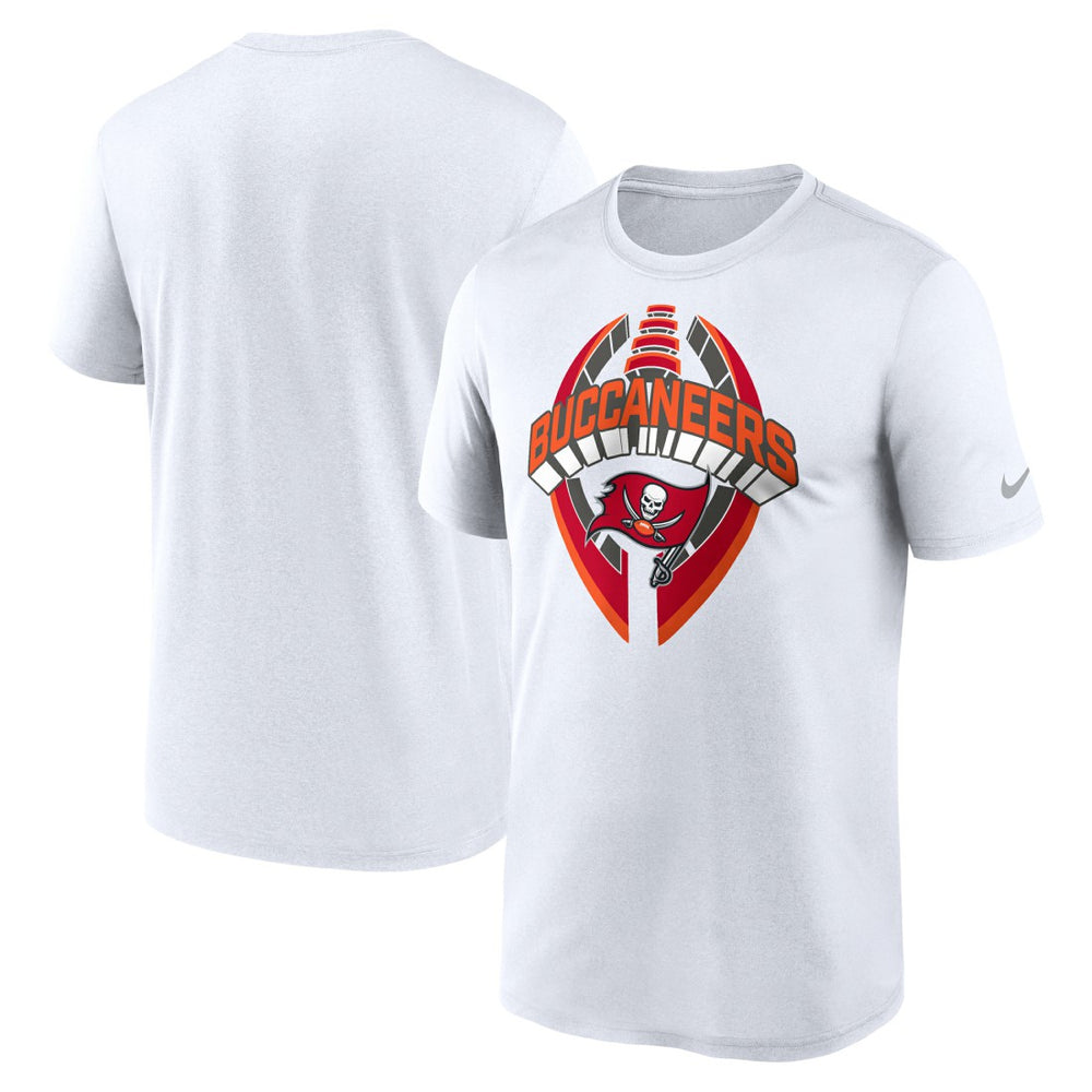 Tampa Bay Buccaneers Legend Icon Performance T-Shirt - White T-shirts