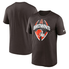 Cleveland Browns Legend Icon Performance T-Shirt - Brown T-shirts