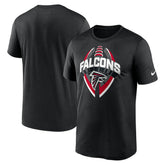 Atlanta Falcons Legend Icon Performance T-Shirt - Black T-shirts