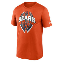 Chicago Bears Legend Icon Performance T-Shirt - Orange T-shirts
