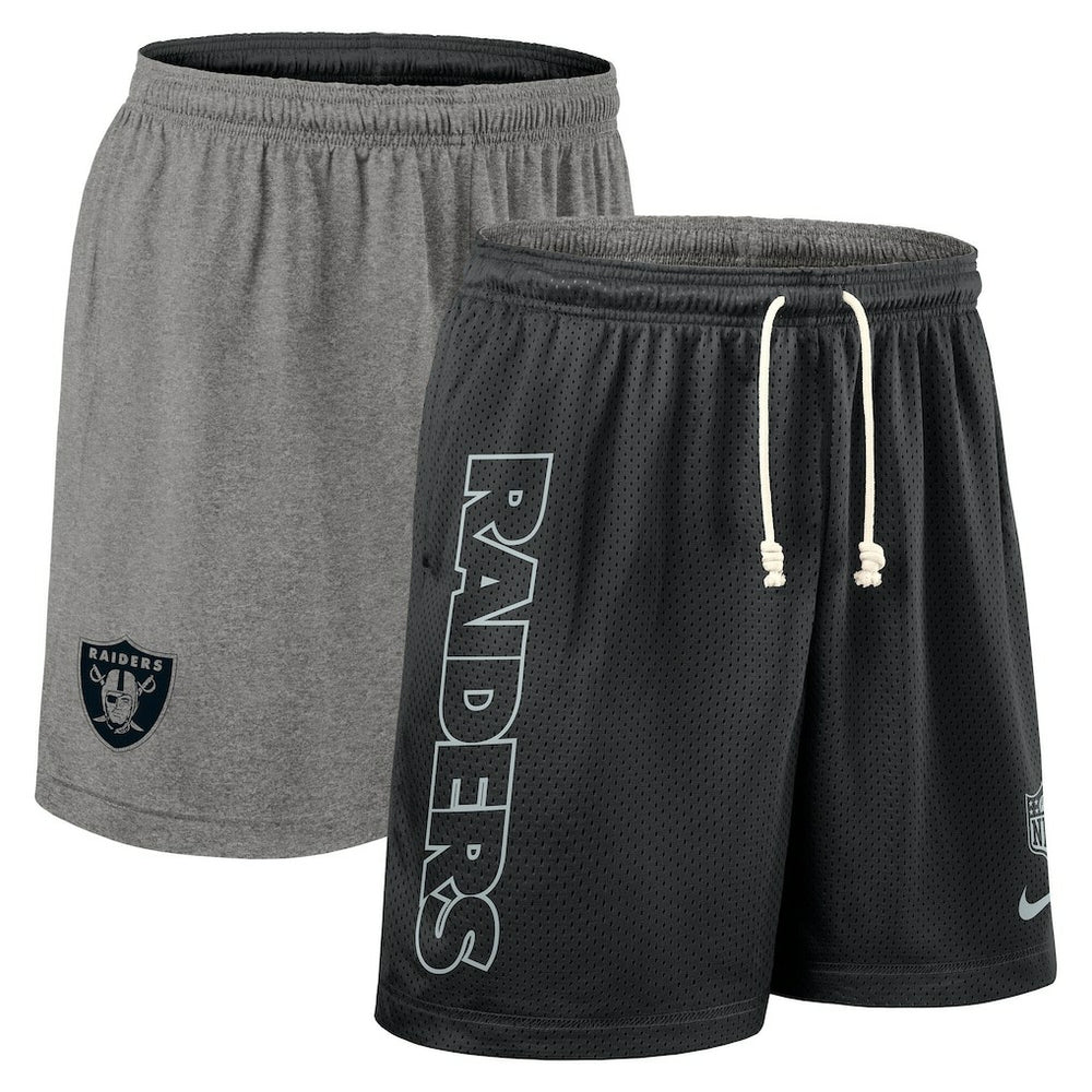 Las Vegas Raiders Sideline Reversible Dri-FIT Shorts - Black Shorts