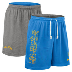Los Angeles Chargers Sideline Reversible Dri-FIT Shorts - Powder Blue Shorts