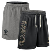 New Orleans Saints Sideline Reversible Dri-FIT Shorts - Black Shorts