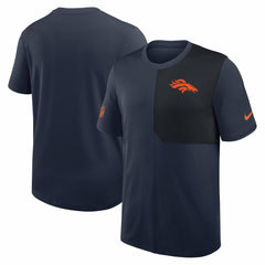 Denver Broncos Sideline UV Dri-Fit Coach Shirt - Navy