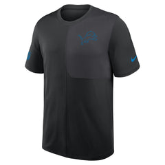 Detroit Lions Sideline UV Dri-Fit Coach Shirt - Black