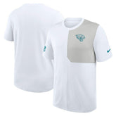 Jacksonville Jaguars Sideline UV Dri-Fit Coach Shirt - White