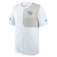 Jacksonville Jaguars Sideline UV Dri-Fit Coach Shirt - White