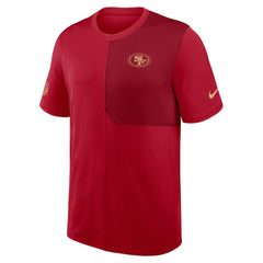 San Francisco 49ers Sideline UV Dri-Fit Coach Shirt - Scarlet