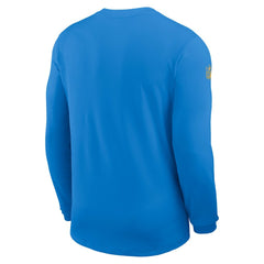 Los Angeles Chargers Sideline Coach UV Dri-FIT Long Sleeve Shirt - Powder Blue