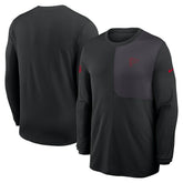 Atlanta Falcons Sideline Coach UV Dri-FIT Long Sleeve Shirt - Black