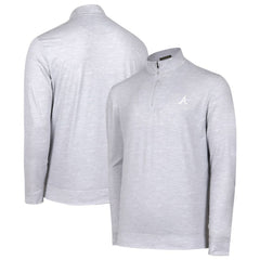 Atlanta Braves Sublime Tri-Blend Quarter-Zip Jacket - Gray Jackets