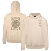 Washington Capitals Levelwear Contact Stamp Pullover Hoodie - Cream | US 202116548