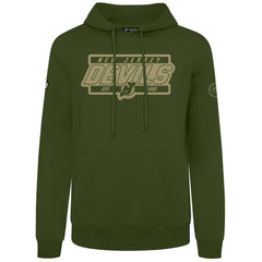 New Jersey Devils Levelwear Podium Pullover Hoodie - Olive | US 202116573