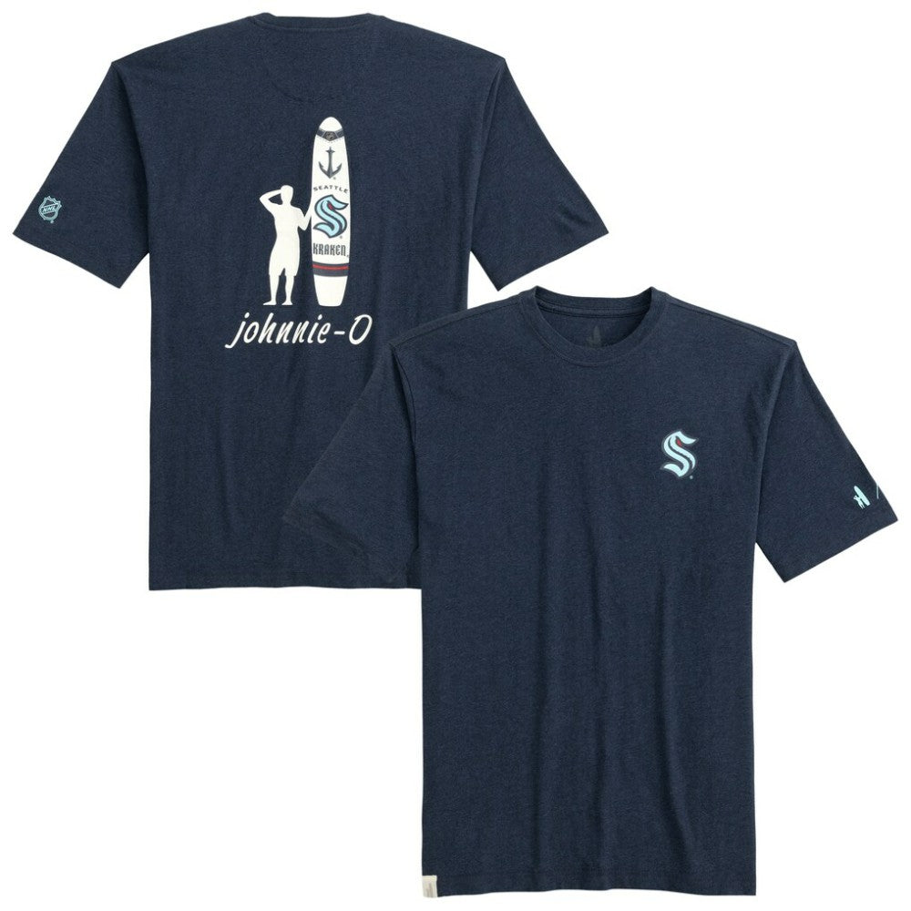 Seattle Kraken johnnie-O Heathered Spencer T-Shirt - Navy | US 202116618
