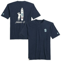 Seattle Kraken johnnie-O Heathered Spencer T-Shirt - Navy | US 202116618