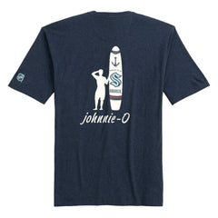 Seattle Kraken johnnie-O Heathered Spencer T-Shirt - Navy | US 202116618