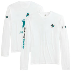San Jose Sharks johnnie-O Adam Long Sleeve T-Shirt - White | US 202116638