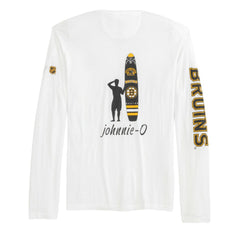 Boston Bruins johnnie-O Adam Long Sleeve T-Shirt - White | US 202116643