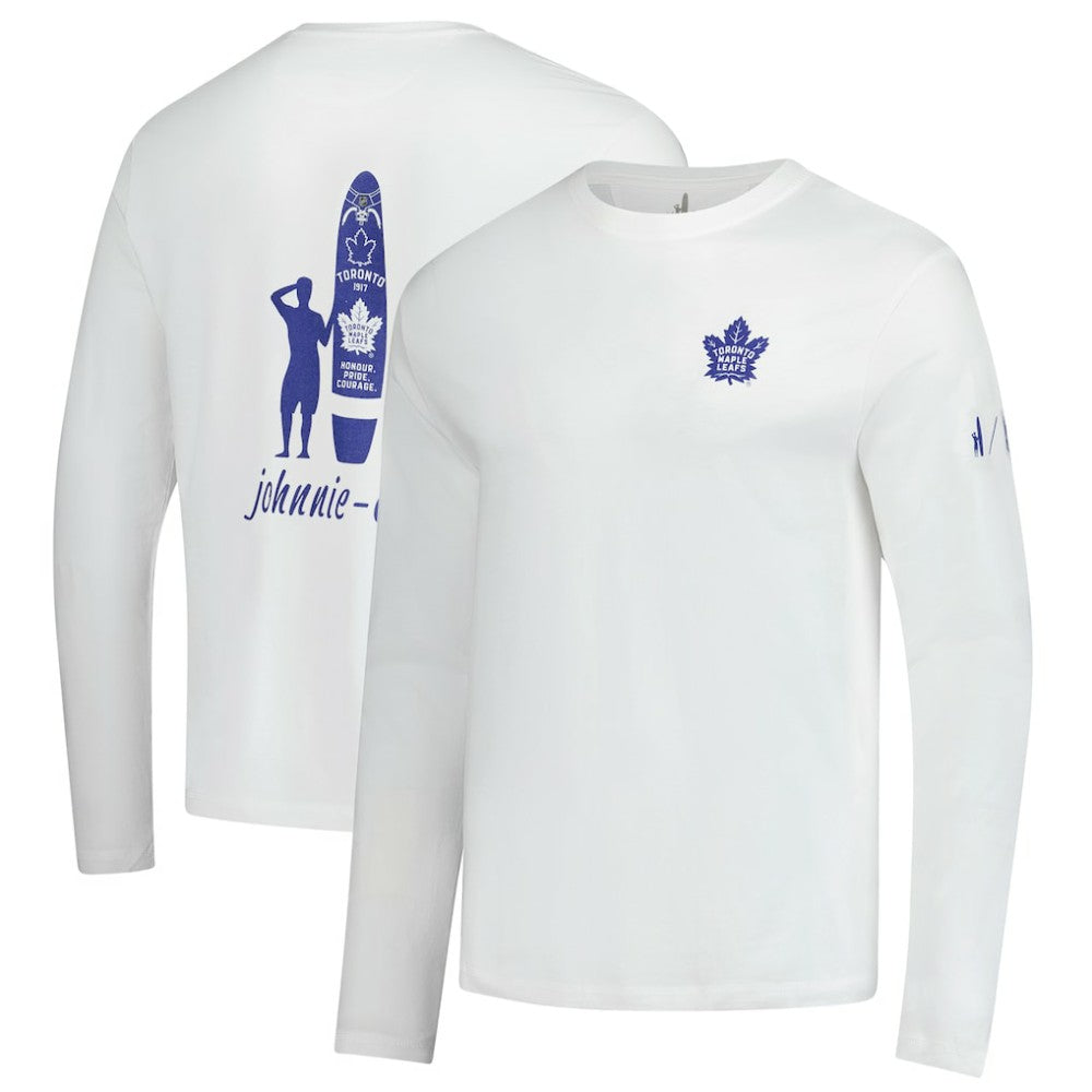 Toronto Maple Leafs johnnie-O Adam Long Sleeve T-Shirt - White | US 202116650