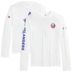 New York Islanders johnnie-O Adam Long Sleeve T-Shirt - White | US 202116654