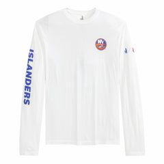 New York Islanders johnnie-O Adam Long Sleeve T-Shirt - White | US 202116654