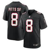 Kyle Pitts Sr. Atlanta Falcons Alternate Game Jersey - Black Jerseys