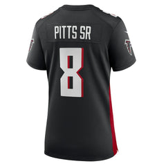 Kyle Pitts Sr. Atlanta Falcons Women's Game Jersey - Black Jerseys