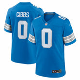 Jahmyr Gibbs Detroit Lions Game Player Jersey - Blue Jerseys