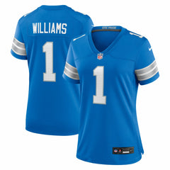 Jameson Williams Detroit Lions Women's Game Player Jersey - Blue Jerseys