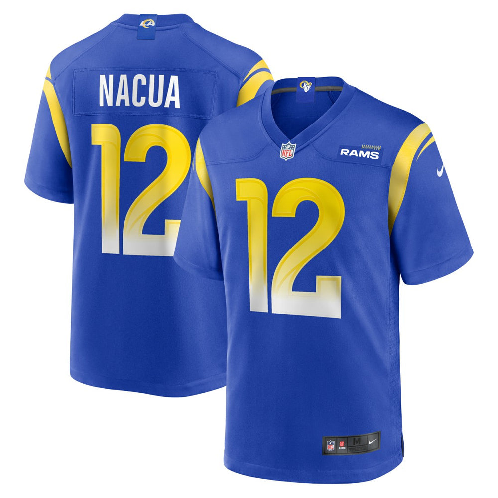 Puka Nacua Los Angeles Rams Game Player Jersey - Royal Jerseys