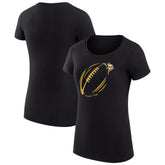 Minnesota Vikings G-III 4Her by Carl Banks Women's Super-Slim Fit Lightweight Subtle Football T-Shirt - Black T-shirts
