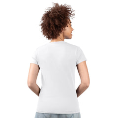 Houston Texans G-III 4Her by Carl Banks Women's Super-Slim Fit Lightweight Subtle Football V-Neck T-Shirt - White T-shirts