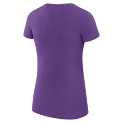 Minnesota Vikings G-III 4Her by Carl Banks Women's Super-Slim Fit Lightweight Collage Team T-Shirt - Purple T-shirts