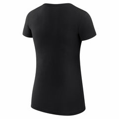 Tampa Bay Buccaneers G-III 4Her by Carl Banks Women's Super-Slim Fit Lightweight Collage Team T-Shirt - Black T-shirts