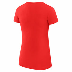 Kansas City Chiefs G-III 4Her by Carl Banks Women's Super-Slim Fit Lightweight Collage Team T-Shirt - Red T-shirts