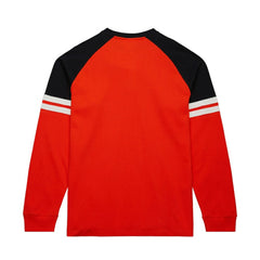 Philadelphia Flyers Mitchell & Ness Thermal Henley Long Sleeve T-Shirt - Orange | US 202122430