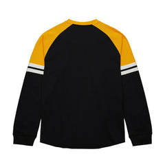 Boston Bruins Mitchell & Ness Thermal Henley Long Sleeve T-Shirt - Black | US 202122434