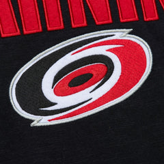 Carolina Hurricanes Mitchell & Ness Legendary Slub Raglan Long Sleeve T-Shirt - Black/Red | US 202122438