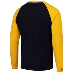 Pittsburgh Penguins Mitchell & Ness Legendary Slub Raglan Long Sleeve T-Shirt - Black/Gold | US 202122441