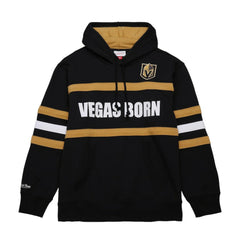 Vegas Golden Knights Mitchell & Ness Head Coach Slogan Pullover Hoodie - Black | US 202122462