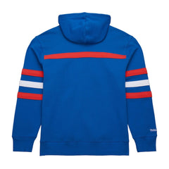 New York Rangers Mitchell & Ness Head Coach Slogan Pullover Hoodie - Blue | US 202122464