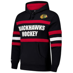 Chicago Blackhawks Mitchell & Ness Head Coach Slogan Pullover Hoodie - Black | US 202122468