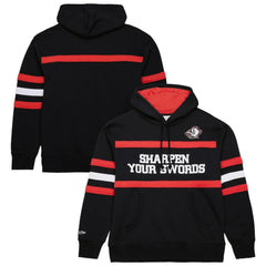 Buffalo Sabres Mitchell & Ness Head Coach Slogan Pullover Hoodie - Black | US 202122473