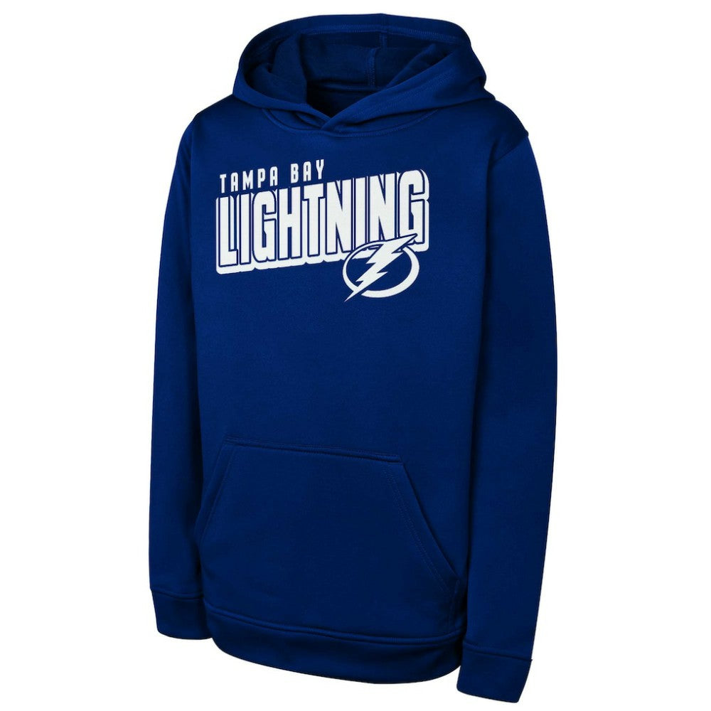 Tampa Bay Lightning Youth Cyber Punk Performance Hoodie - Blue | US 202122507