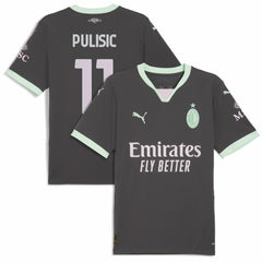 Christian Pulisic AC Milan 2024/25 Third Replica Player Jersey Charcoal - Puma online