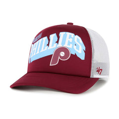 Philadelphia Phillies '47 Meander Foam Trucker Snapback Hat - Red Hats