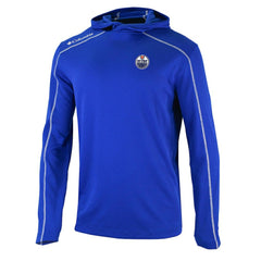 Edmonton Oilers Columbia Shotgun Omni-Wick Pullover Hoodie - Royal | US 202128410